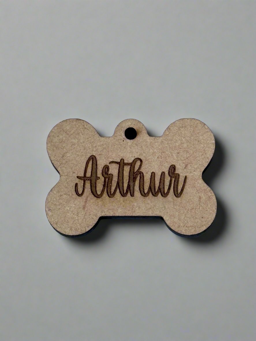 Personalised pet ID tag for dog collars