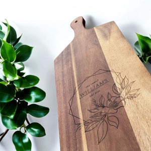 Personalised wooden Serve Board