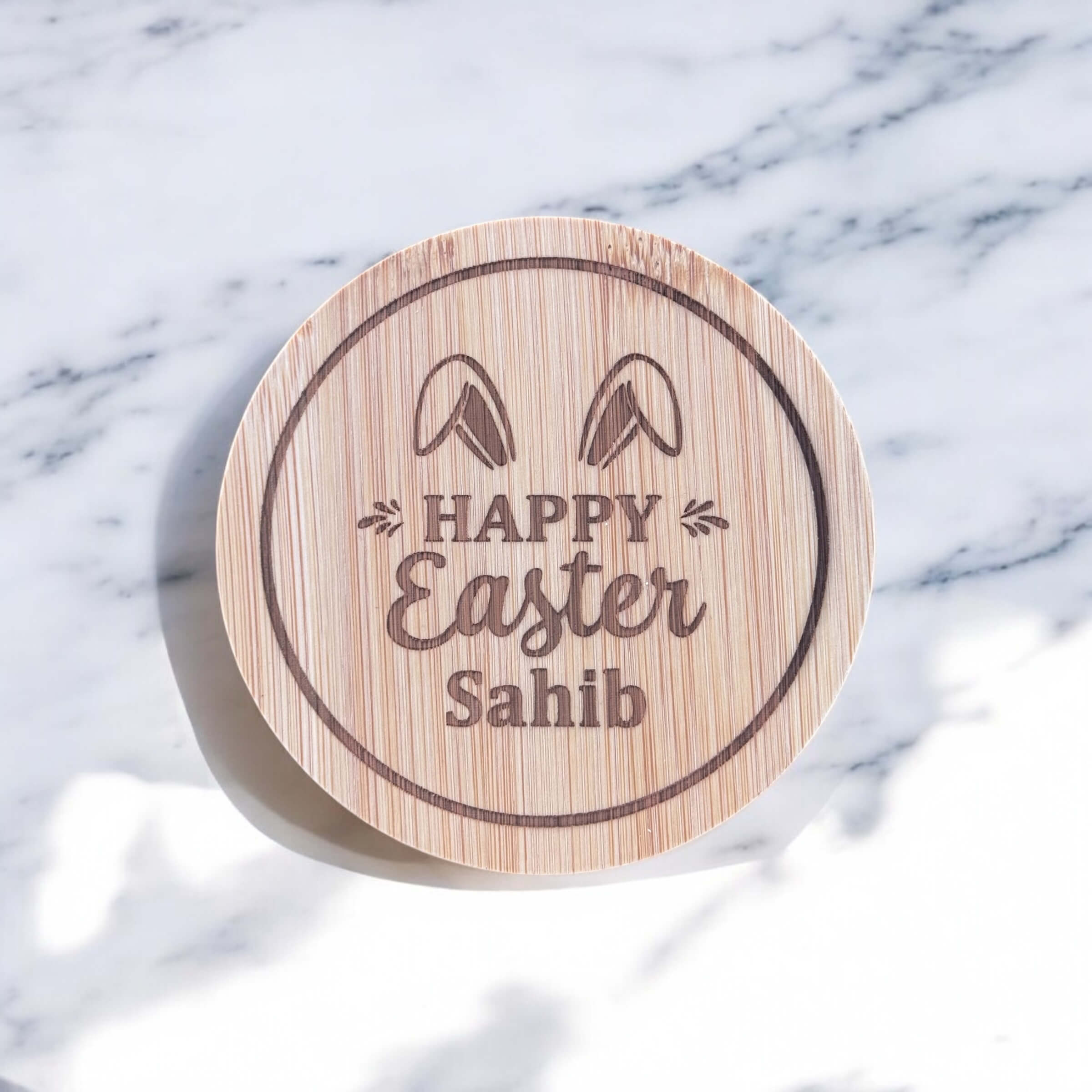 Custom Engraved Lid Easter Keepsake Jar