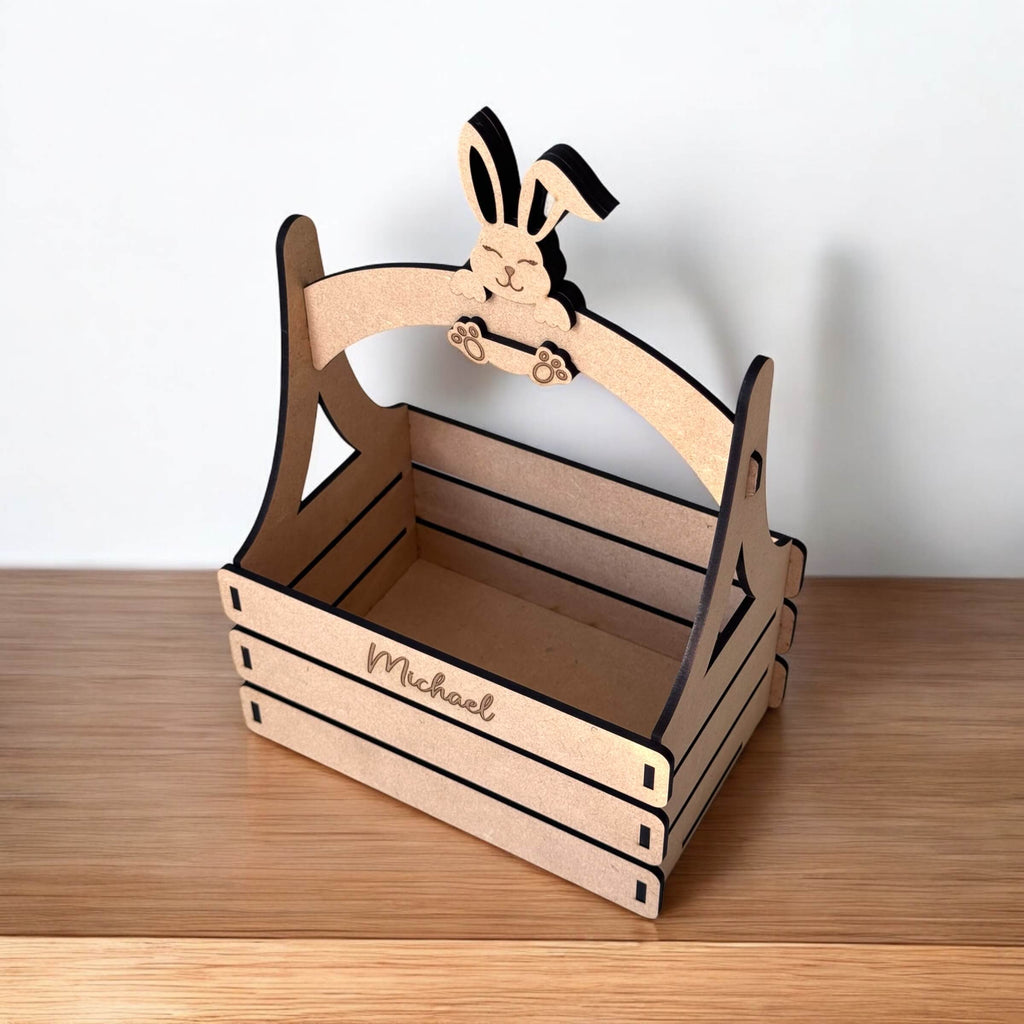 Custom Name Engraved Easter Basket