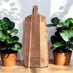 Engraved Valentine Wooden Serve Board with name and date