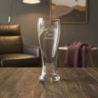 Engraved beer glass with Best Dad Ever and name Michael, personalised Father's Day gift