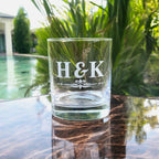 Personalised whiskey glass with custom name engraving - NZ made gift
