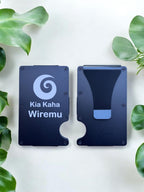 Personalized Koru Card Holder front and back