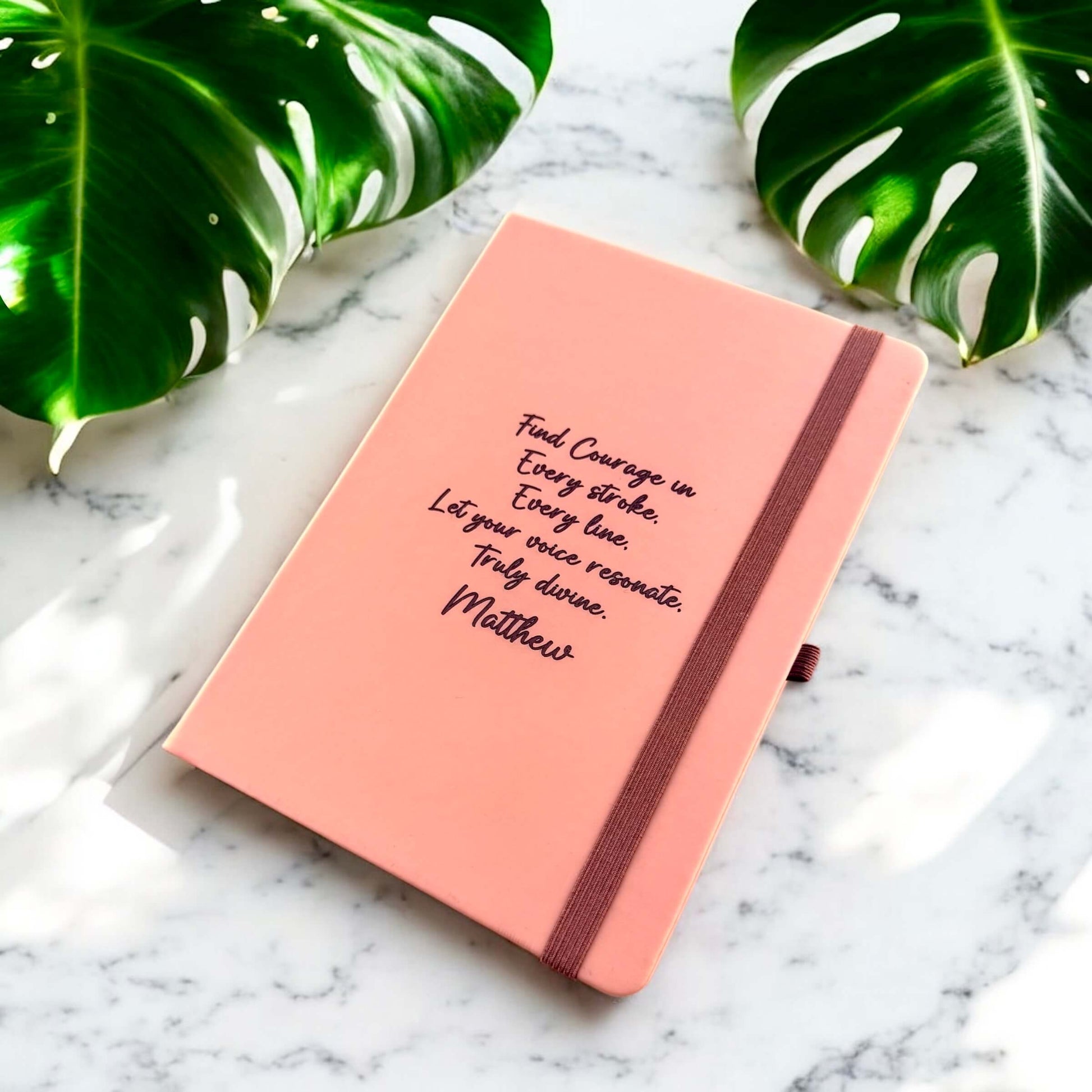 Stylish custom notebook for journaling or gifting