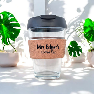 engraved coffee cup for teacher