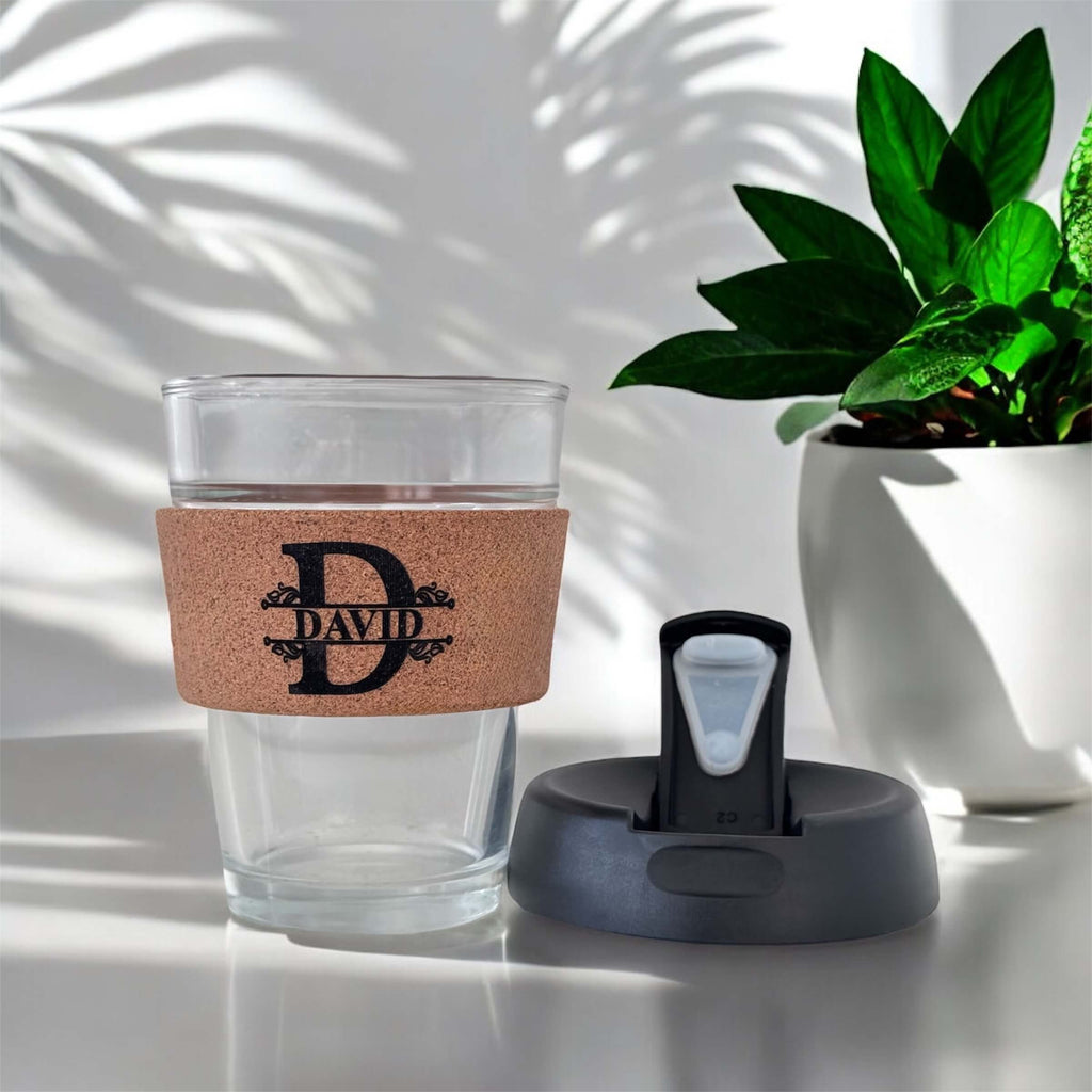 engraved coffee cup with name