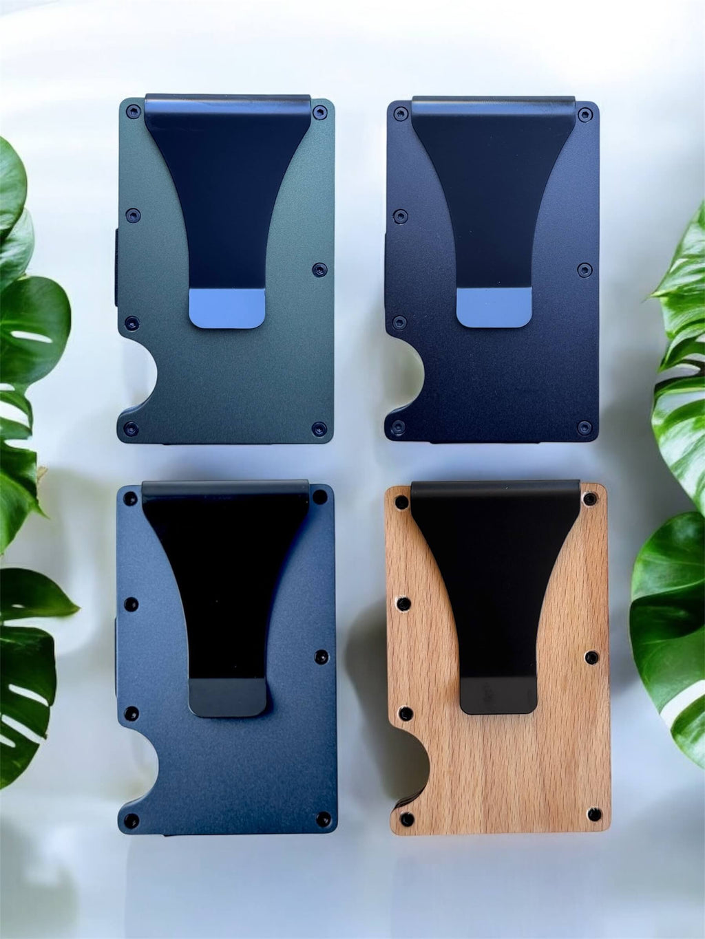 four card holder back