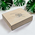 gift box with image engraved