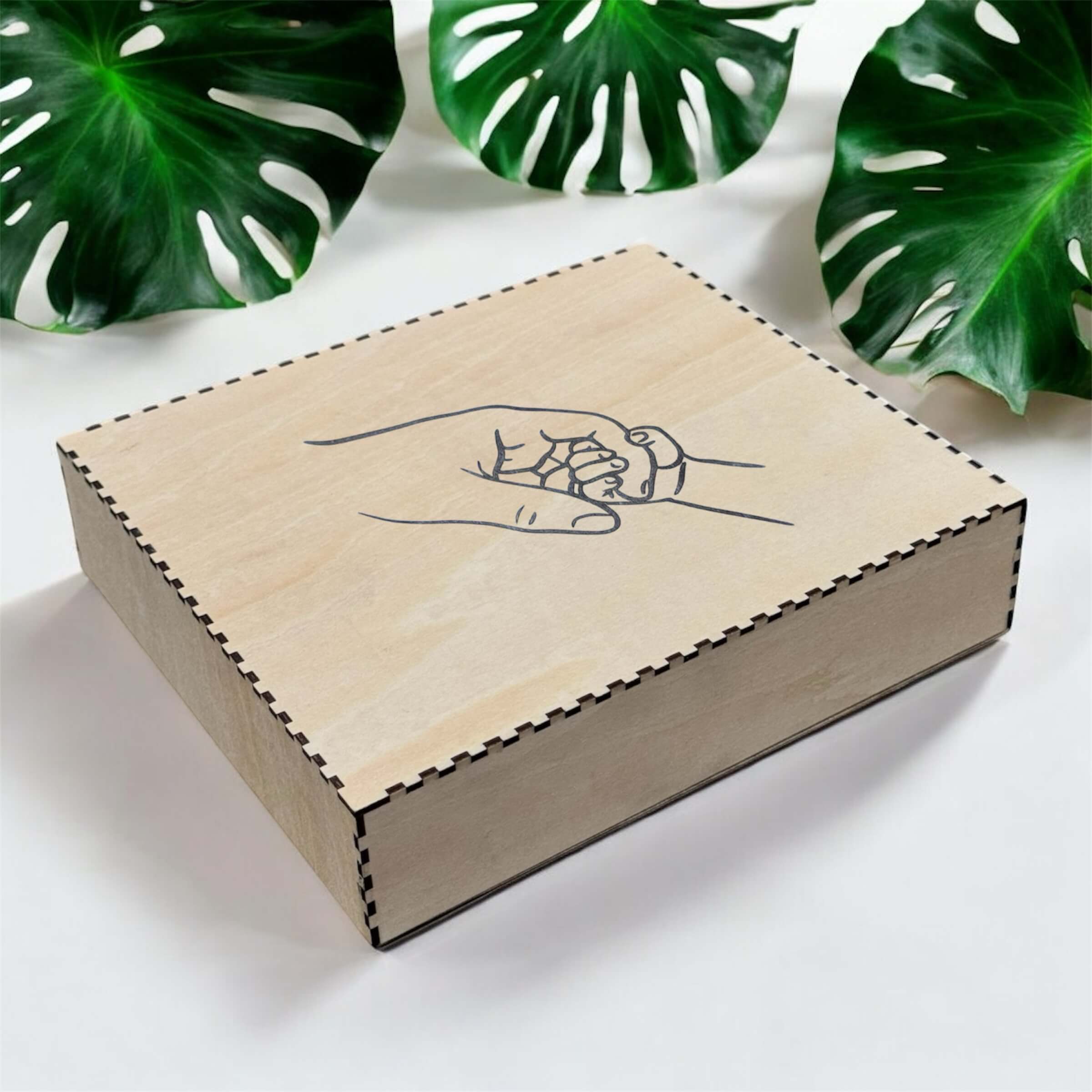gift box with image engraved