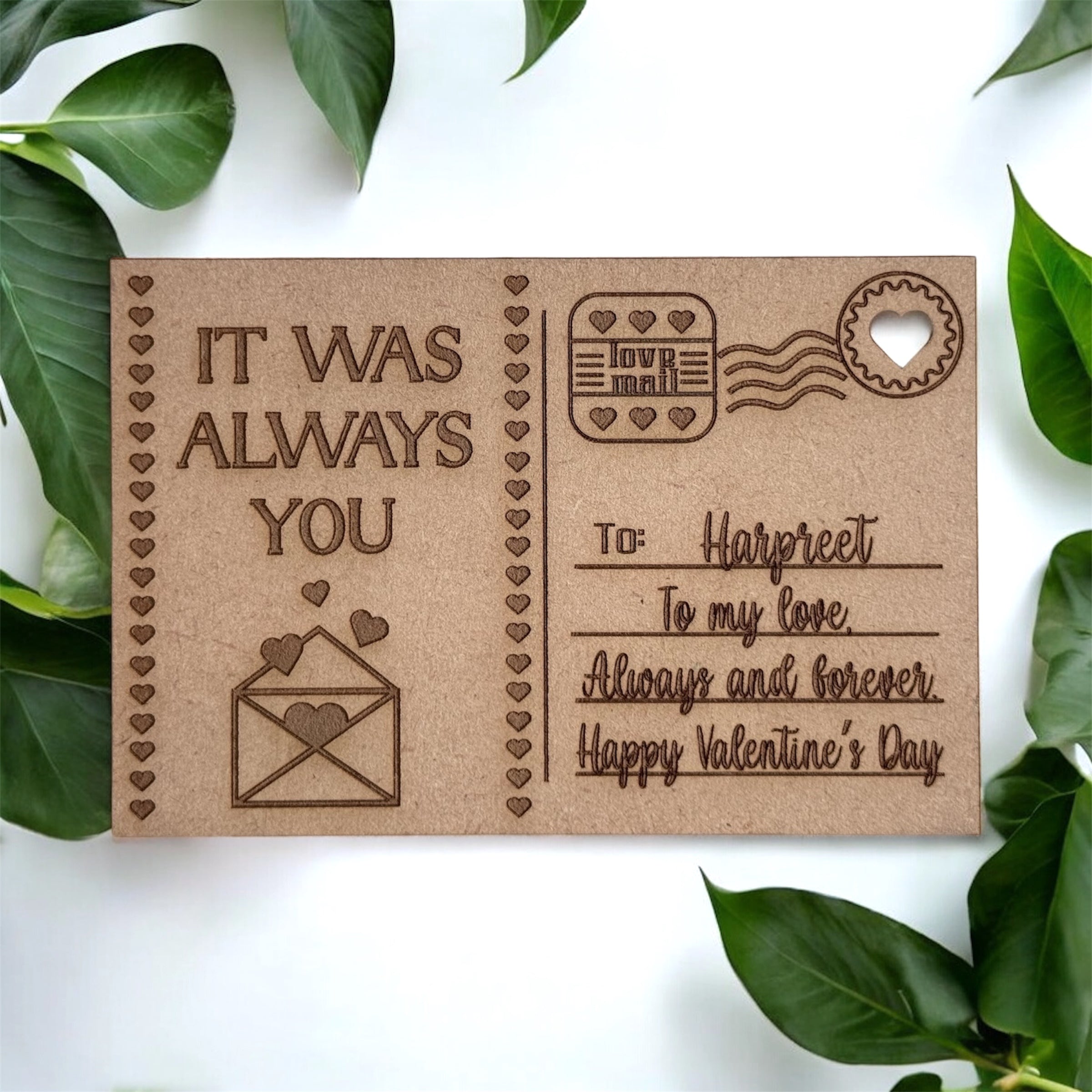 greeting card for couples with love message
