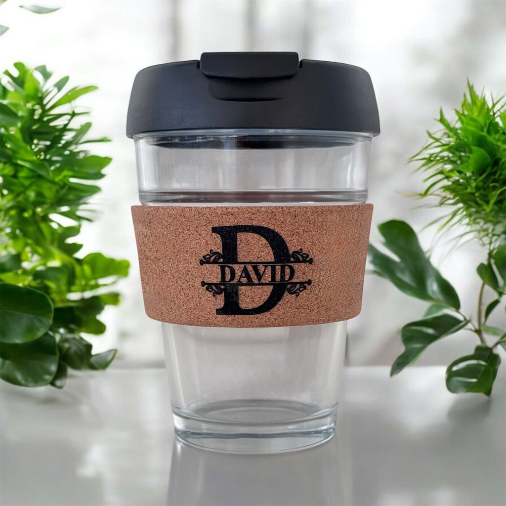 personalised engraved coffee cup with name
